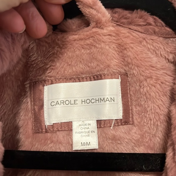 Carole Hochman | Women's Plush Wrap Robe | Pink - Picture 3 of 5